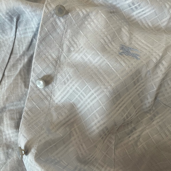 Authentic Burberry Blue Check Ruffle Top - Picture 13 of 16